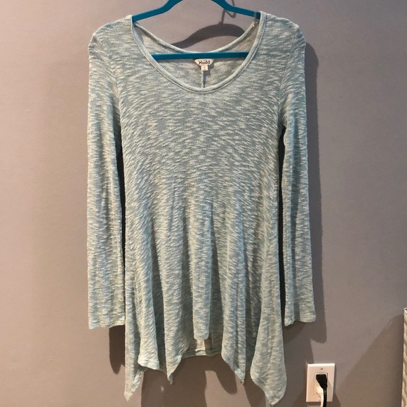 Long Sleeve Sheer Flowy Sweater - Picture 2 of 4